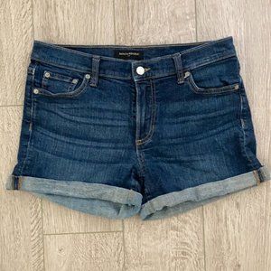 SOLD - Banana Republic Dark Wash Jean Shorts - 27